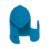 LEVELZ Adjustable Vibrating Silicone Penis Head Stimulator Teal on a white background, showcasing its ergonomic design and vibrant color.