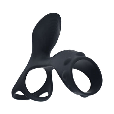LEVELZ Triple Motor Vibrating Silicone Cock Ring Teal LEVELZ Triple Motor Vibrating Silicone Cock Ring Teal