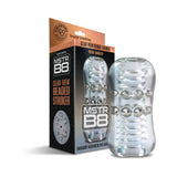MSTR B8 Clear View Beaded Stroker Head Banger packaging with translucent design and beaded interior.