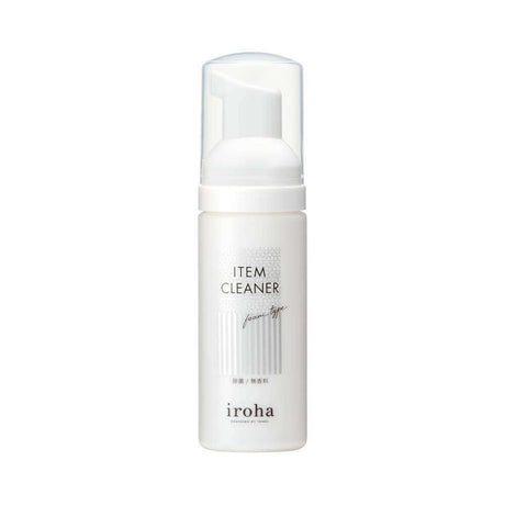 Tenga iroha Item Cleaner bottle with foaming pump for gentle cleaning of intimate products.