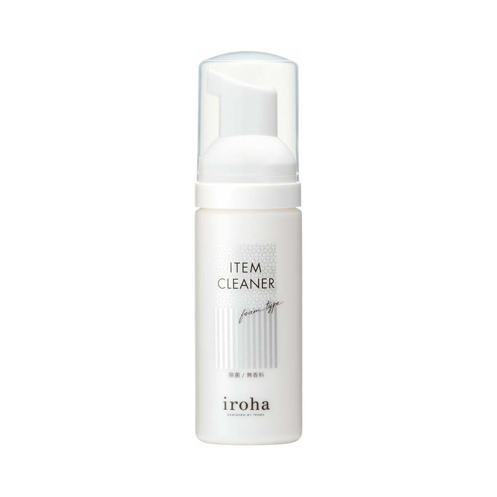 Tenga Iroha Item Cleaner Foaming Toy Cleaner in a bottle with pump for proper hygiene of intimate items.