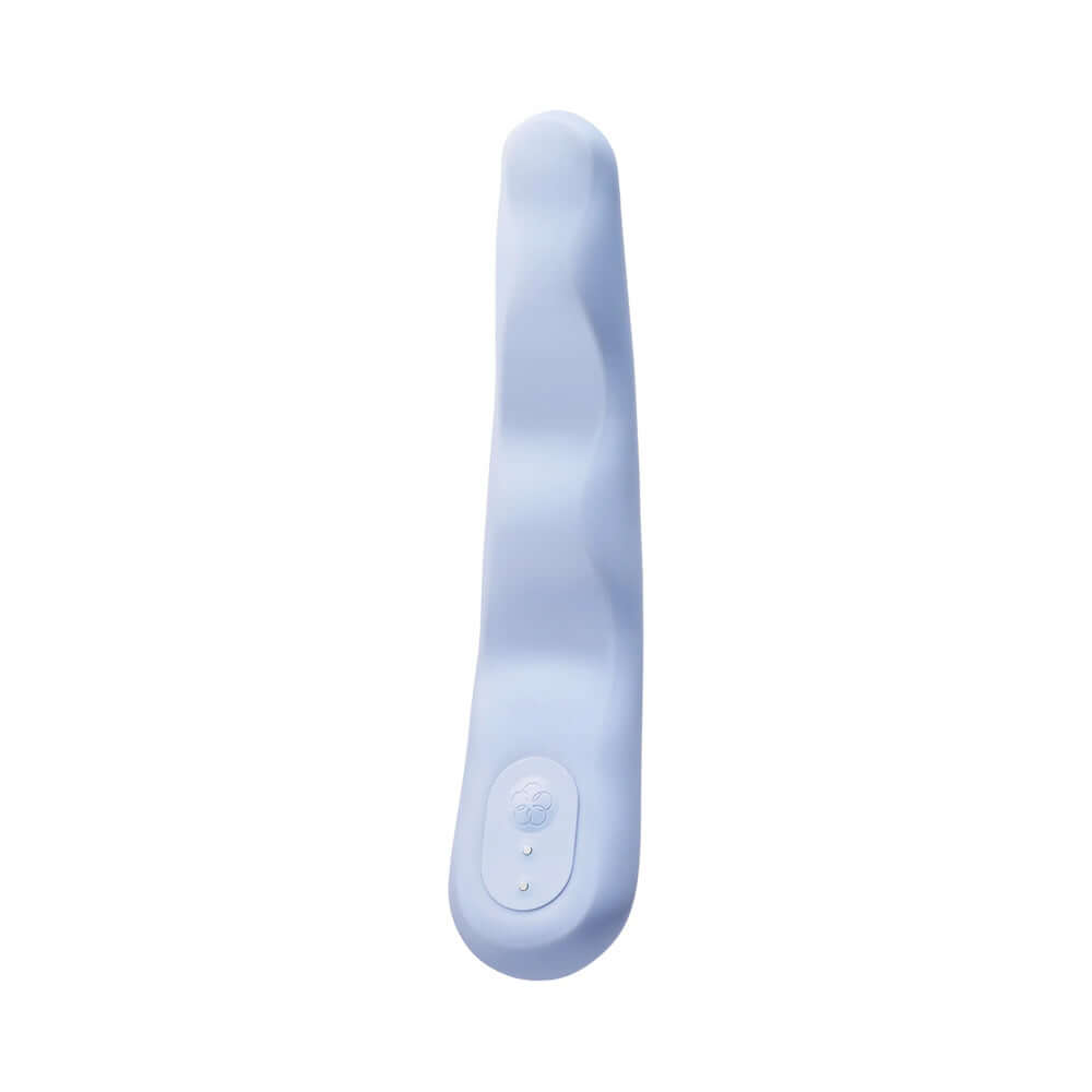 iroha tsuki MINAMO Massager featuring a curved design for enhanced intimacy and comfort.