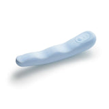 iroha tsuki MINAMO Massager in soft blue with undulating design for intimate pleasure and comfort