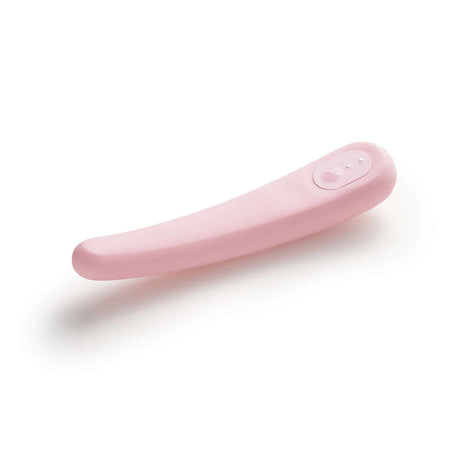 iroha tsuki MIKAZUKI NADESHIKO Massager in soft pink color, featuring a sleek, curved design.