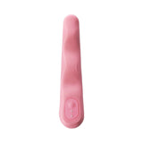 iroha tsuki MINAMO NADESHIKO Massager in a curvy wave design, featuring a smooth pink silicone finish.