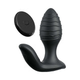 Anal Fantasy Elite Gyro-Milk Pro Black powerful prostate pleasure toy with 10-function gyrating and vibrating plug.