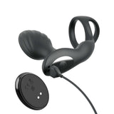 Anal Fantasy Elite Ass-Gasm Gyro-Milk Pro Black prostate stimulation device with remote.