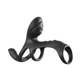 Fantasy C-Ringz Ultimate Couples Cage Max Black for enhanced intimate experiences with dual stimulation and support.