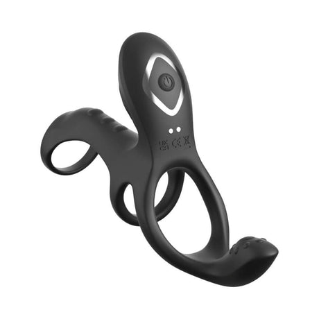 Fantasy C-Ringz Ultimate Couples Cage Max Black designed for enhanced intimacy and pleasure.