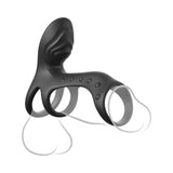 Fantasy C-Ringz Ultimate Couples Cage Pro Black, designed for enhanced couples' pleasure and stimulation.