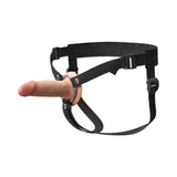 Fantasy X-Tensions Elite Hollow Strap-On Dual Density 5 inch Light with adjustable harness for comfort and realism.