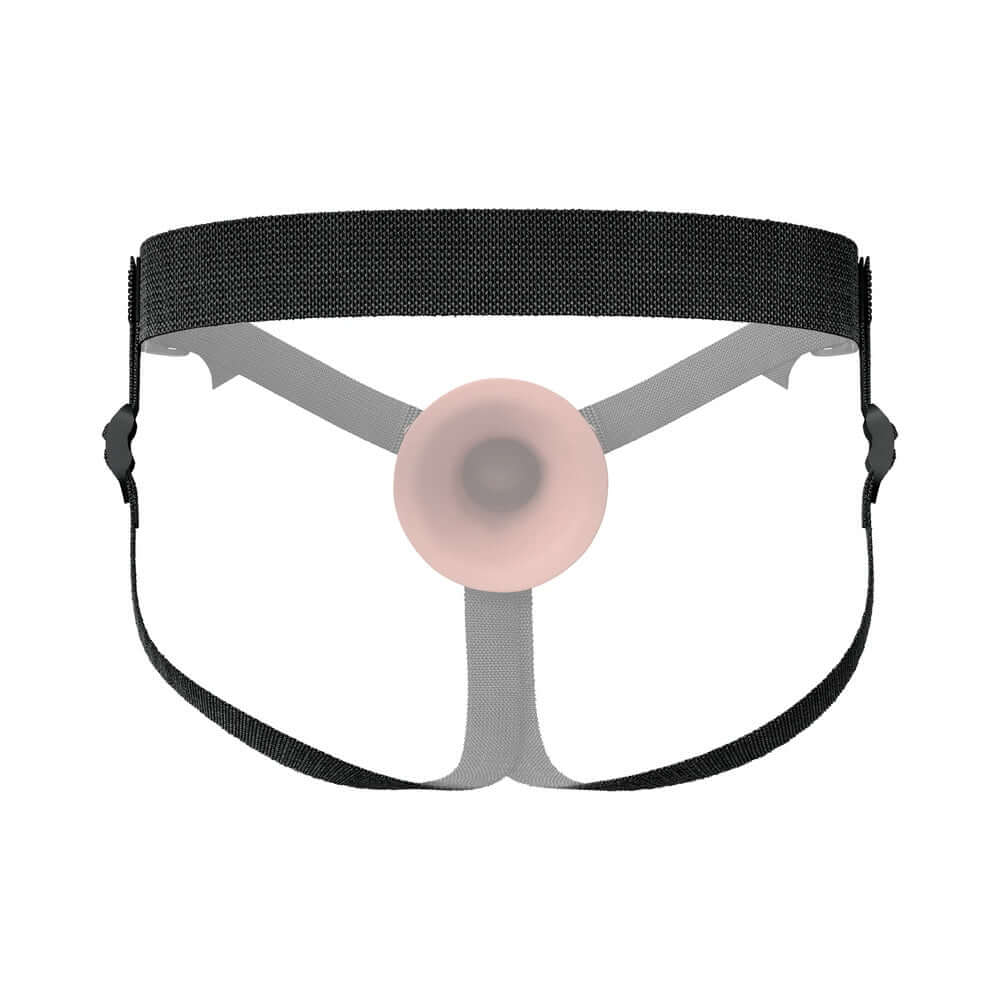 Fantasy X-Tensions Elite Hollow Strap-On Dual Density 5 inch Light with adjustable straps and natural fit design.