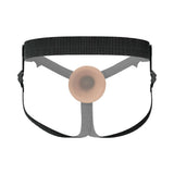 Fantasy X-Tensions Hollow Strap-On Dual Density 9 inch Brown accessory with adjustable straps and realistic inner core.