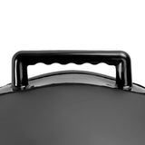 Close-up of the handle of the Fetish Fantasy Series Body Dock Inflatable Love Seat Black.