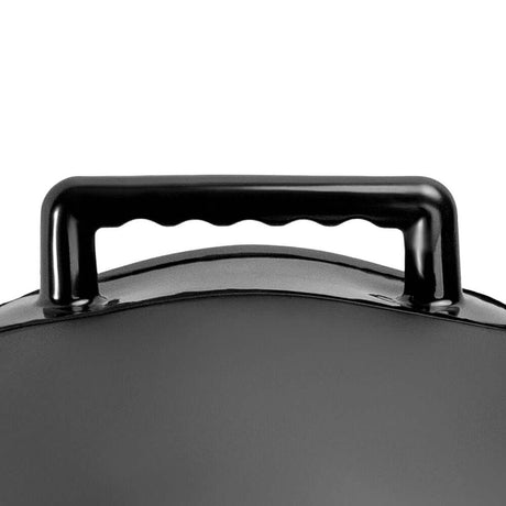 Close-up of the handle of the Fetish Fantasy Series Body Dock Inflatable Love Seat Black.