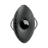 Fetish Fantasy Series Body Dock Inflatable Love Ball Black - top view of the inflatable ball with hand grips.