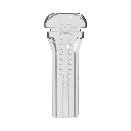 PDX Elite ViewTube XXL See Thru EZ-Grip LED Stroker Clear with a transparent design for enhanced visual stimulation