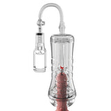 PDX Elite ViewTube Vac XXL Pump See Thru EZ-Grip Pump Stroker Clear with suction feature.