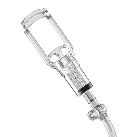 PDX Elite ViewTube Vac XXL Pump See Thru EZ-Grip Pump Stroker Clear for enhanced suction and visibility.