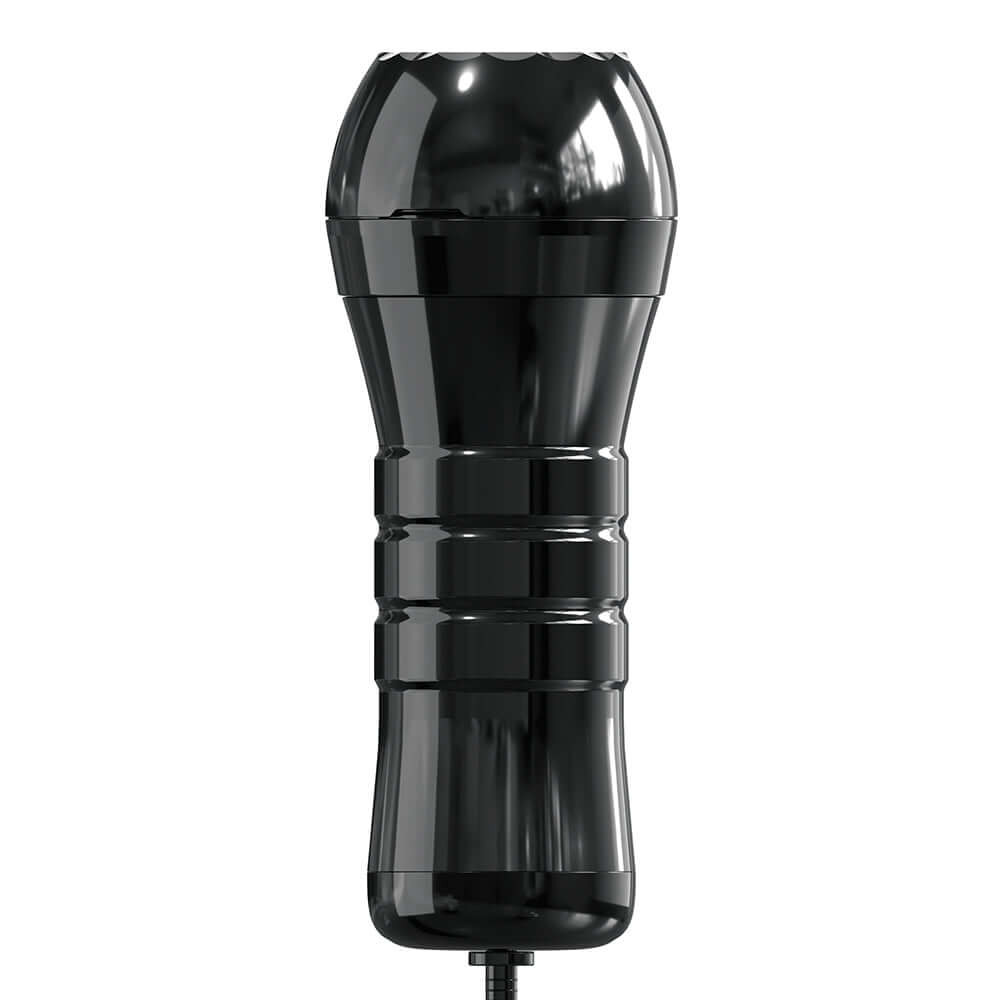 PDX Extreme Wet Pussies Super Sucker XXL Stroker Brown black stroker with suction for intense stimulation
