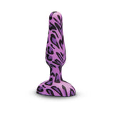 b-Vibe Novice Butt Plug Leopard, a beginner-friendly vibrating anal plug with a playful leopard print design.