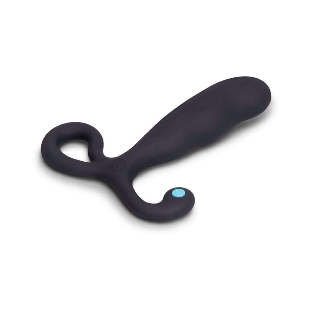 b-Vibe P-Spot Vibing Prostate Massager featuring an ergonomic design and customizable vibrations for enhanced pleasure.