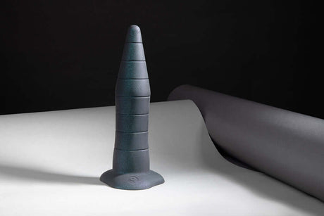 b-Vibe Fisting Anal Trainer designed for advanced anal training with tapered, cone shape and graduated girth.