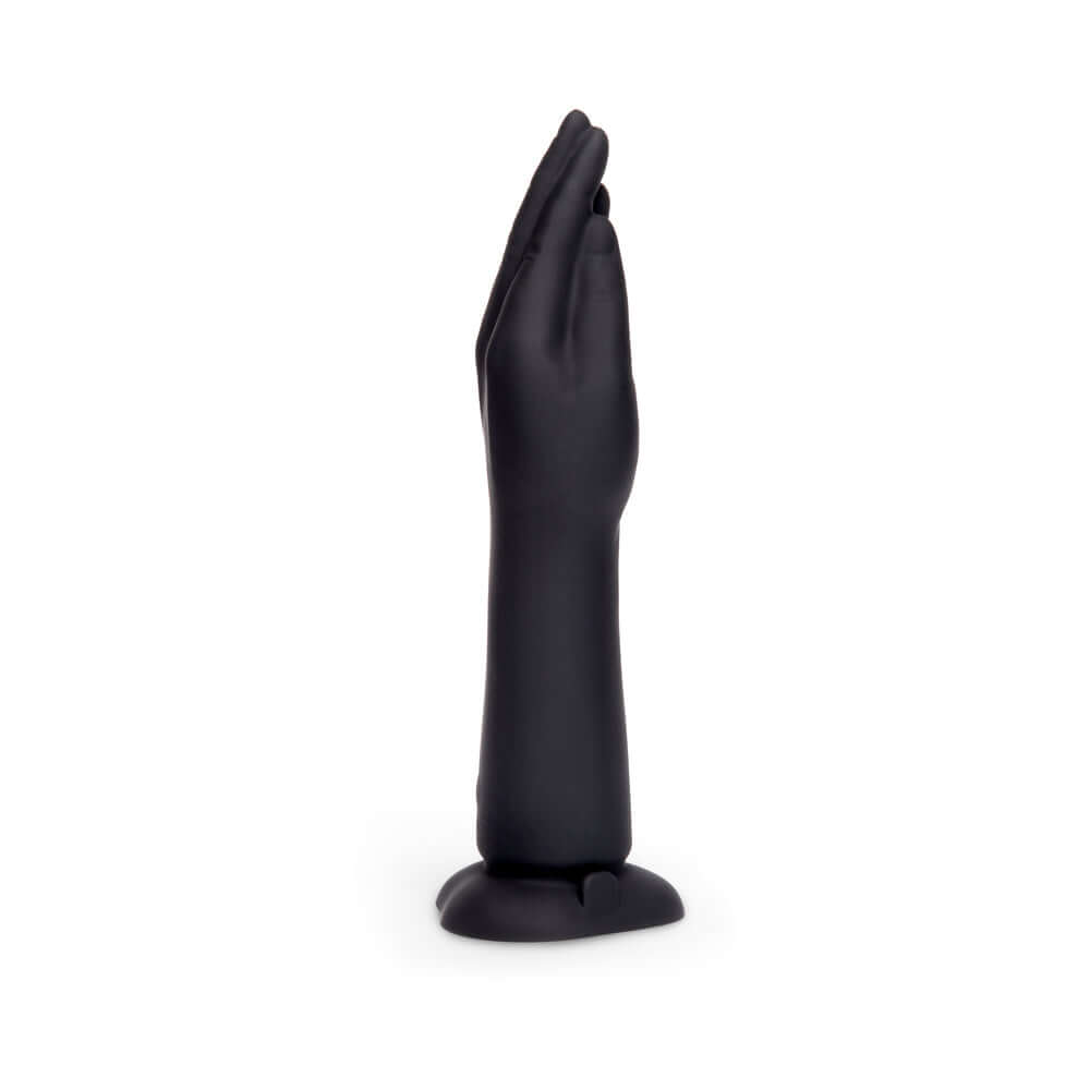 b-Vibe Vibrating Silicone Fisting Dildo showcasing its realistic design and premium silicone material.