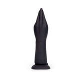 b-Vibe Vibrating Silicone Fisting Dildo featuring a realistic hand design for intense sensations.