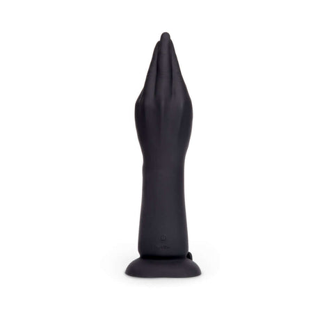b-Vibe Vibrating Silicone Fisting Dildo featuring a realistic hand design for intense sensations.