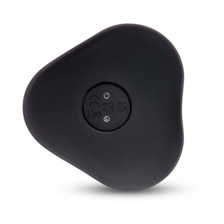 b-Vibe Vibrating Silicone Fisting Dildo rechargeable vibrating device back view with control button.