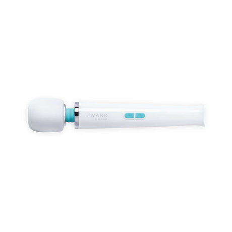 Le Wand Classique Rechargeable Wand Massager with ergonomic design and control buttons for powerful vibrations.