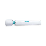 Le Wand Classique Rechargeable Wand Massager in sleek white design for powerful, deep vibrations and muscle relief.