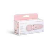 Le Wand Mini Micro Wand Rose Gold packaging showcasing the compact and elegant design of the travel-sized massager.