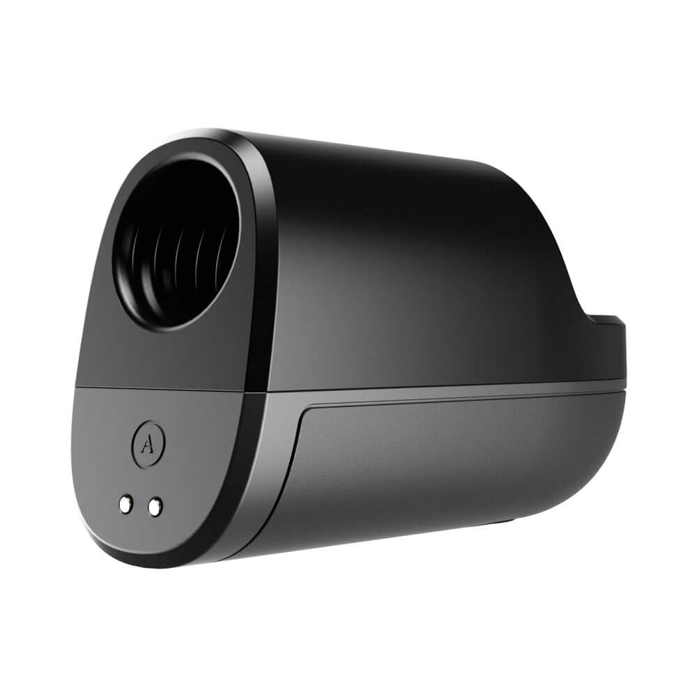 Arcwave Ion 2 Pleasure Air Stroker Black side view showcasing innovative design and texture.