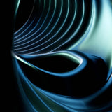 Abstract design of the Arcwave Ion 2 Pleasure Air Stroker Black showcasing its innovative structure and sleek curves.