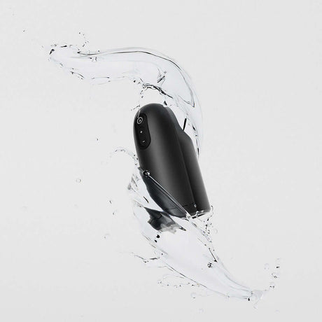 Arcwave Ion 2 Pleasure Air Stroker Black in water, showcasing innovative design and technology for enhanced pleasure.