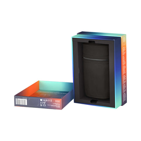 Packaging of Arcwave Ion 2 Pleasure Air Stroker Black featuring a sleek design and vibrant colors.