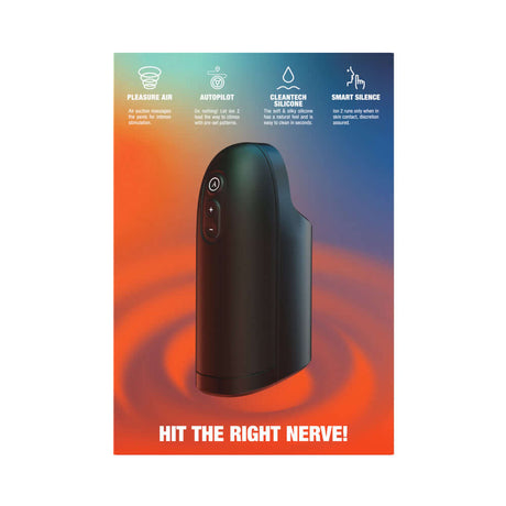 Arcwave Ion 2 Pleasure Air Stroker Black with features: Pleasure Air, Autopilot, CleanTech Silicone, Smart Silence.