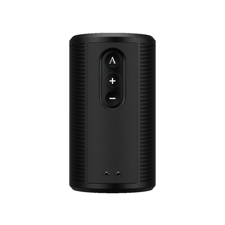 Arcwave Zing Vibrating Half Sleeve Dual Motor Masturbator control panel with buttons in black design.