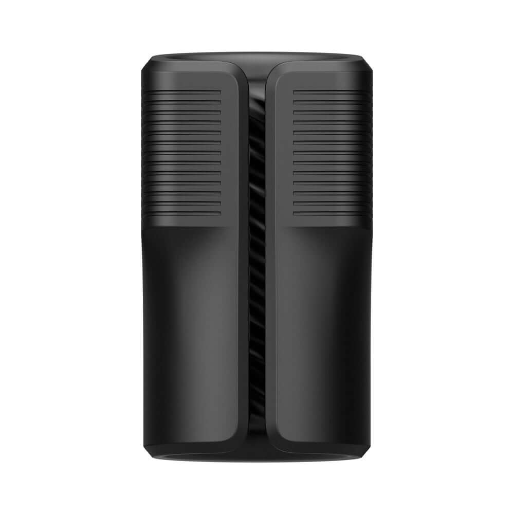 Arcwave Zing Vibrating Half Sleeve Dual Motor Masturbator in sleek black design for enhanced solo play.