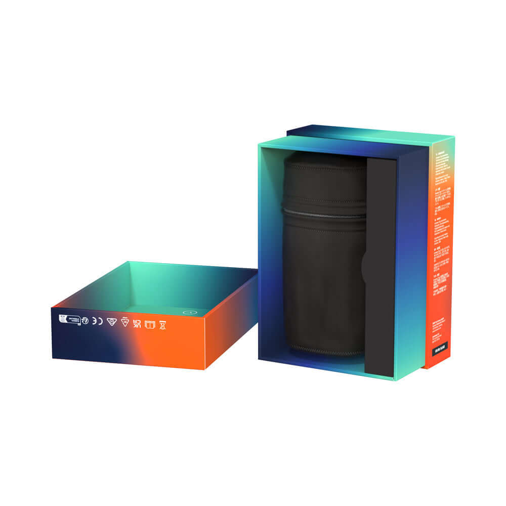 Arcwave Zing Vibrating Half Sleeve Dual Motor Masturbator packaging, showcasing innovative design and product features.