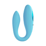 Loveline Charme Rechargeable Dual Motor Vibrator Blue designed for dual stimulation with customizable vibrations.
