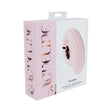 LoveLine Tourner Rechargeable Silicone Vibrating Swirl Pink packaging showcasing its elegant design.