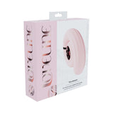 LoveLine Tourner Rechargeable Silicone Vibrating Swirl Pink packaging showcasing its elegant design.