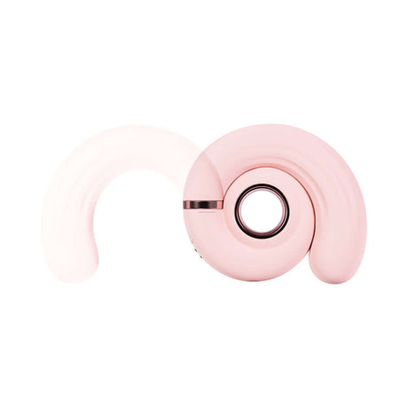 LoveLine Tourner Rechargeable Silicone Vibrating Swirl Pink - elegant design and powerful performance in a captivating swirl vibrator.