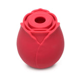 Bloomgasm The Rose Lovers Gift Box Red clit stimulator in the shape of a rose, vibrant red design.