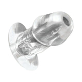 Master Series Dicked Clear Hollow Anal Plug Medium for creative exploration and stimulation.