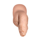 Strap U 5.1 inch Uncut Silicone Packer Dildo Light showcasing soft, realistic detail for comfort and confidence.