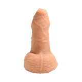 Strap U 5.1 inch Uncut Silicone Packer Dildo Light designed for comfort and confidence with a realistic appearance.